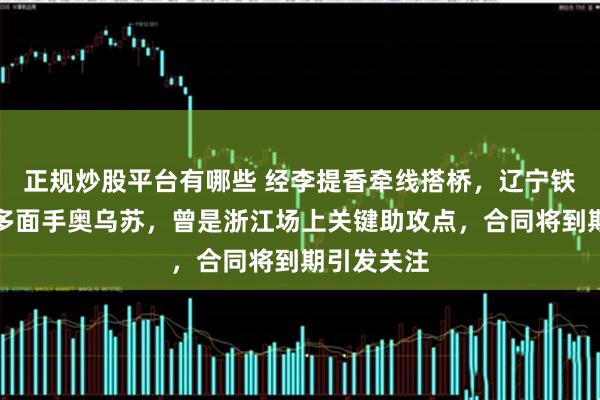 正规炒股平台有哪些 经李提香牵线搭桥，辽宁铁人欲引进多面手奥乌苏，曾是浙江场上关键助攻点，合同将到期引发关注